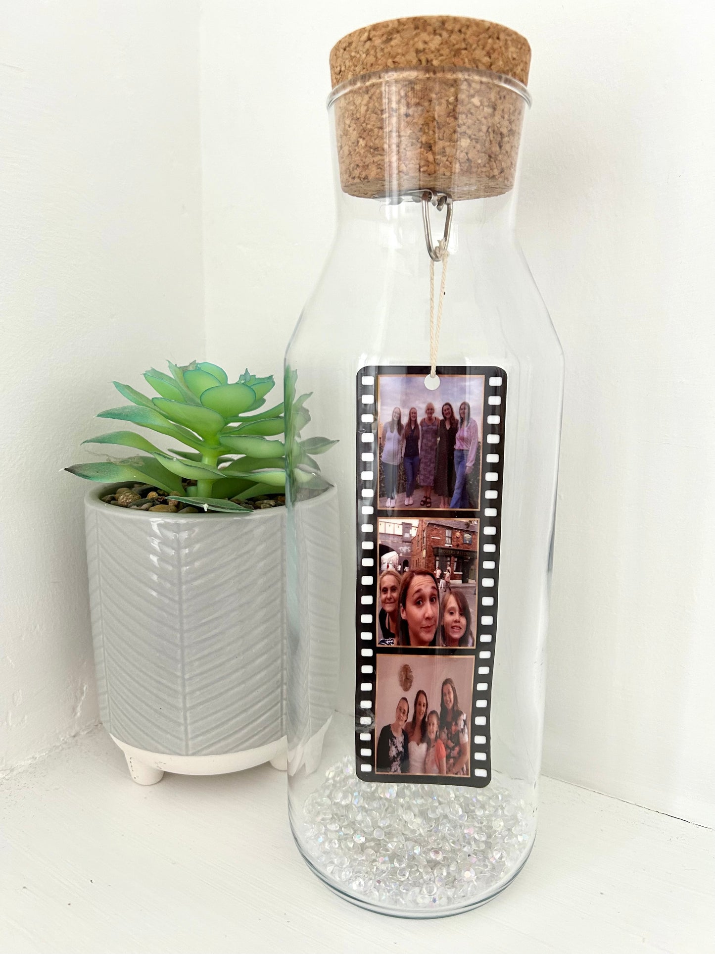 Polaroid Photo Gift, Polaroid Photo Gift, Polaroid Photo Bottle, Mothers Day Gift, Memorial Gift, Photo Memorial Gift, Birthday