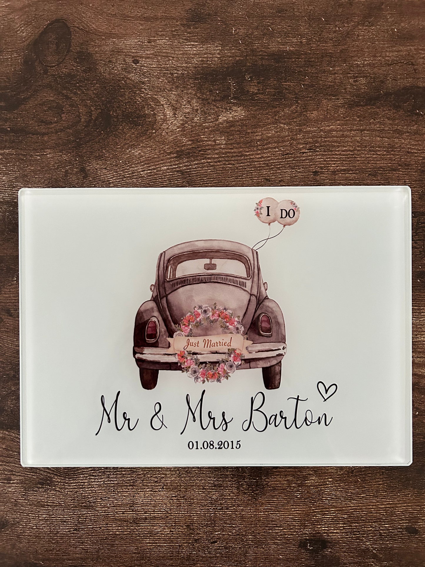 Mr and Mrs Gift, Wedding Day Gift, Mr and Mrs Chopping Board, Anniversary Gift, Gift For Wedding Day, Glass Chopping Board,