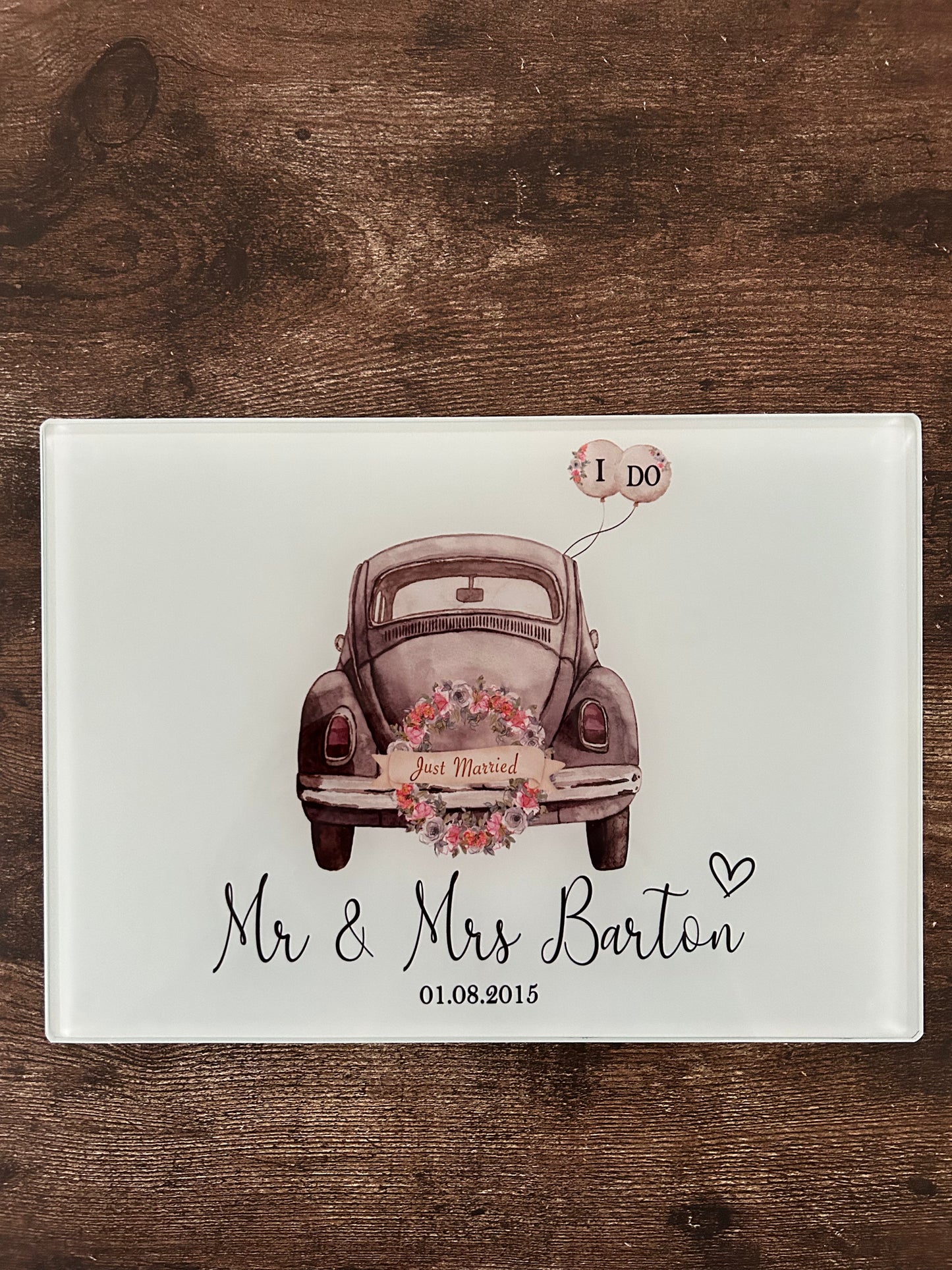 Mr and Mrs Gift, Wedding Day Gift, Mr and Mrs Chopping Board, Anniversary Gift, Gift For Wedding Day, Glass Chopping Board,