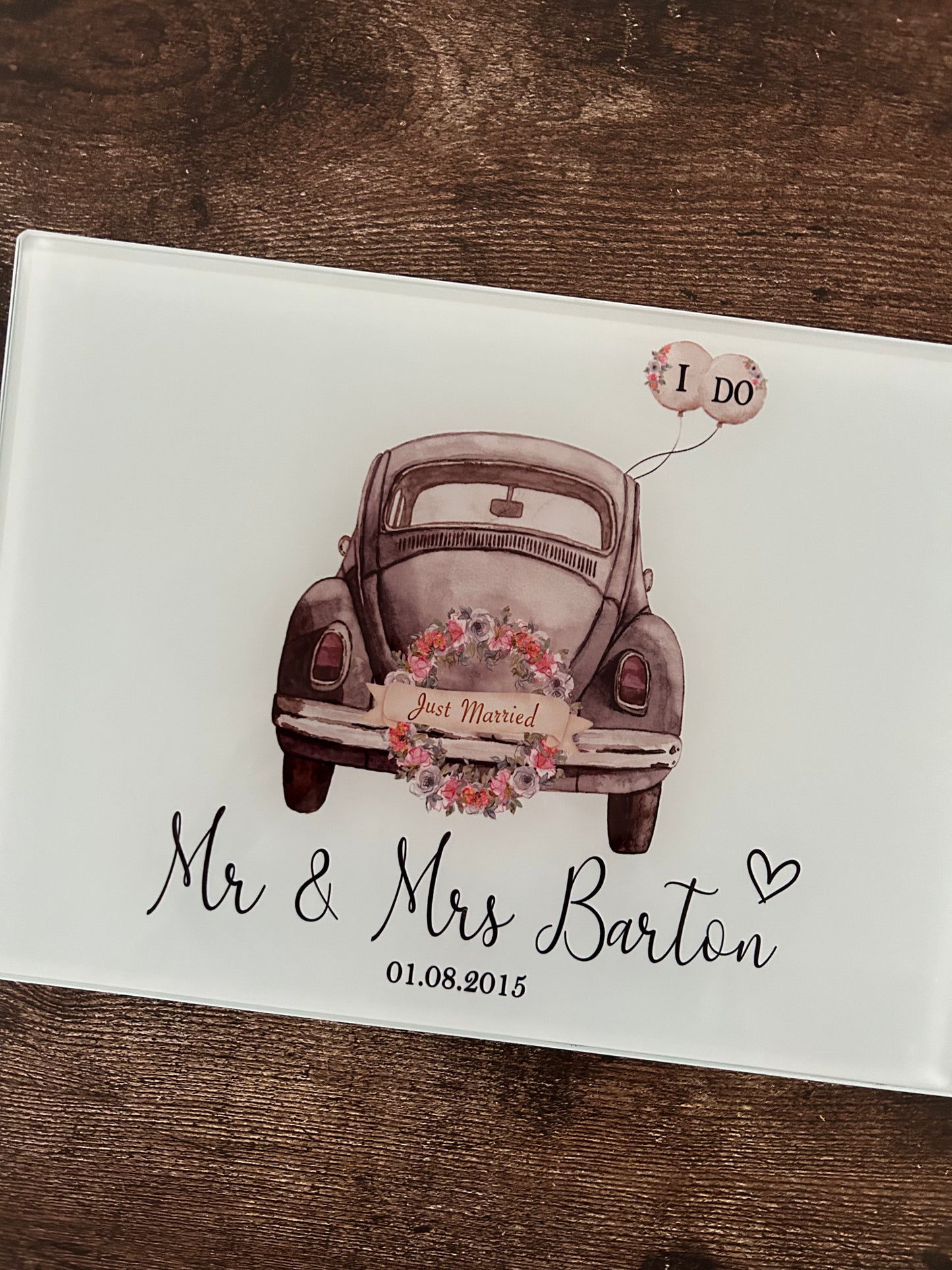 Mr and Mrs Gift, Wedding Day Gift, Mr and Mrs Chopping Board, Anniversary Gift, Gift For Wedding Day, Glass Chopping Board,