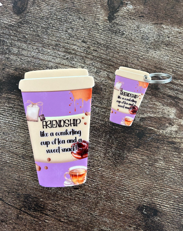 Best Friend Gift, Friend Gift, Birthday Gift For Friend, Friend Keyring, Friend Fridge Magnet, Gift For Friend, Best Friend Gift, Tea Gift