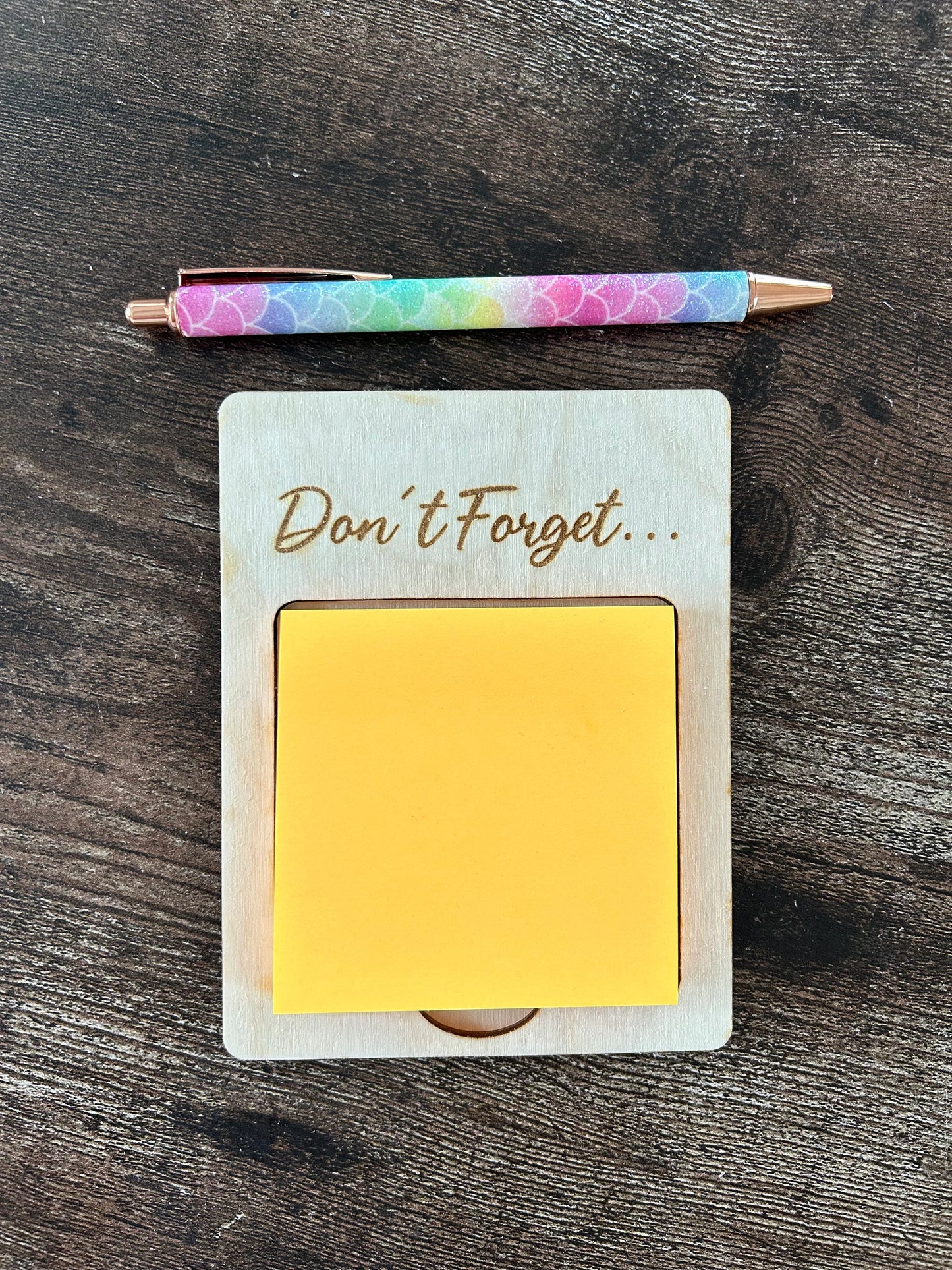 Post It Note Holder, Post It Holder, Personalised Post It Holder, Funny Post It Note Holder, Funny Gift, Stocking Filler Gift