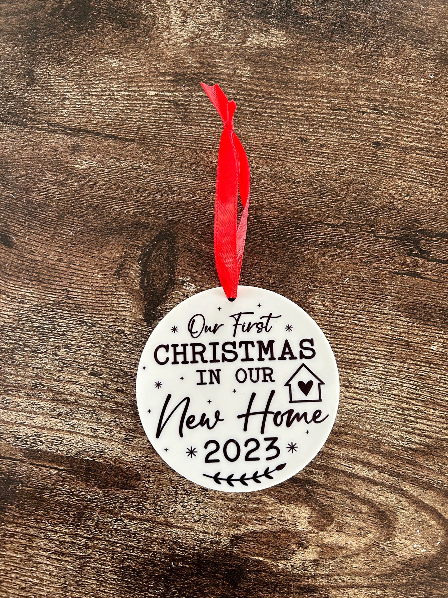 First Christmas Ornament, First Christmas Bauble, First Christmas In New Home, Tree Ornament