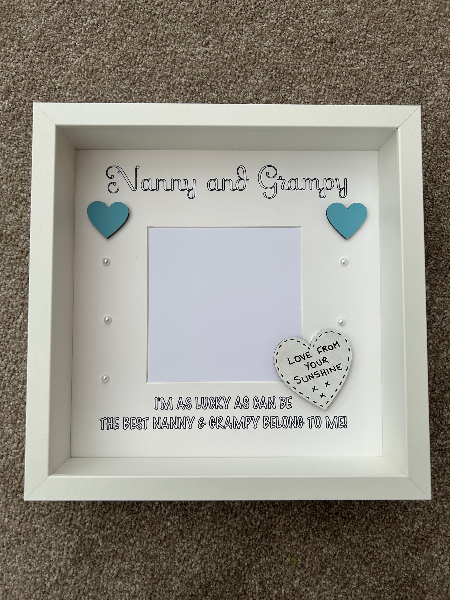 Nanny And Grandad Frame, Mothers Day Frame, Gift For Grandparents