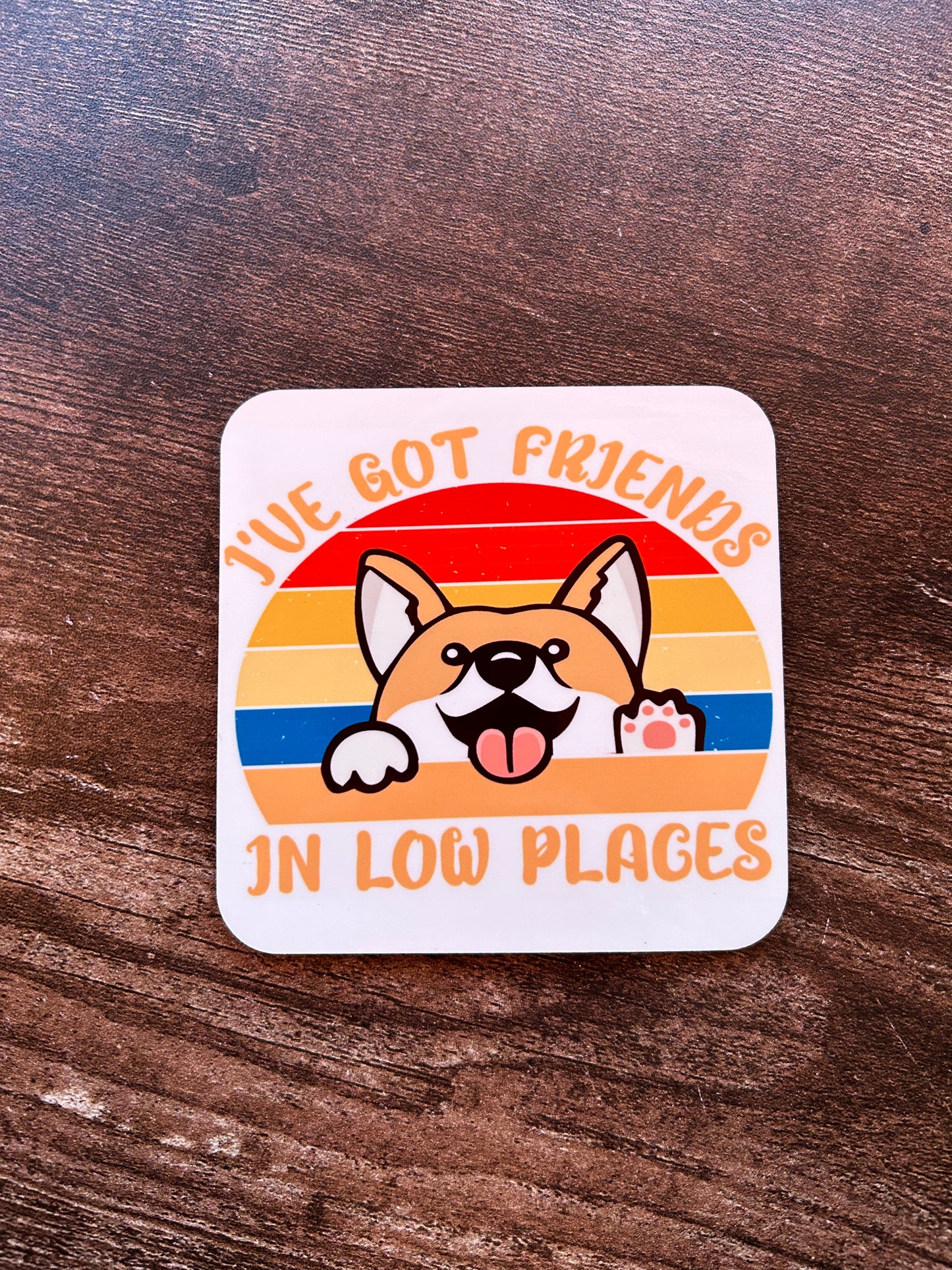 Benji The Corgi Dog Coasters, Corgi Coasters