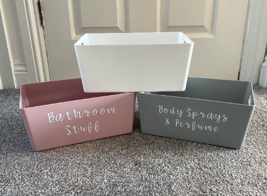 Storage Boxes, Cleaning Boxes, Personalised Storage Box, Storage, Organisation