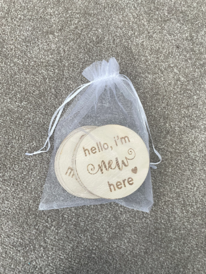 Baby Milestone Discs, Baby Milestone Card, Wooden Baby Milestone Discs, Baby Shower Gift
