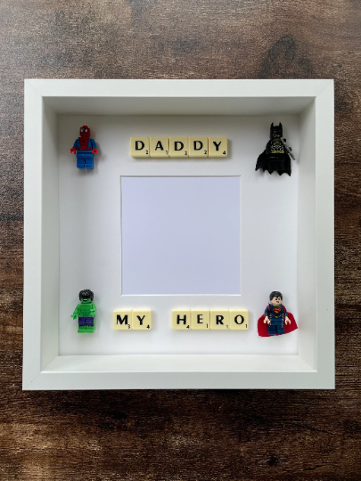 Daddy Superhero Frame, Daddy Frame, Fathers Day Gift, Fathers Day Frame, Fathers Day Gift