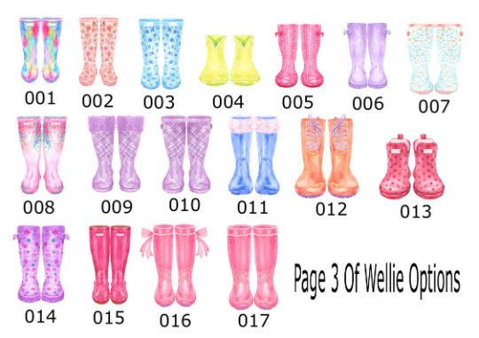 Grandchildren Wellie Print, Grandchildren Print, A4 Print, Grandparent Gift, Wellie Print
