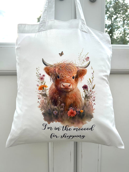 Highland Cow Tote Bag