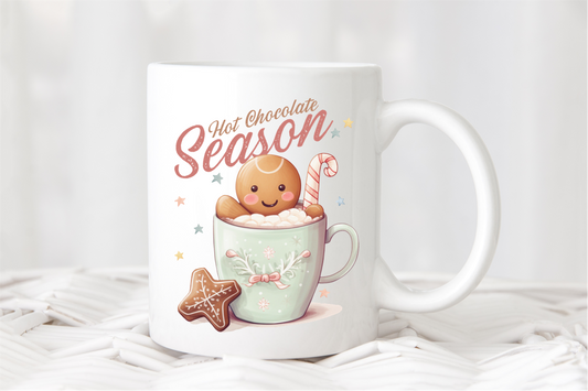 Gingerbread Mug, Hot Chocolate Mug, Gingerbread Gift, Christmas Mug, Mug For Christmas, Mug For Hot Chocolate, Cute Gingerbread Mug, Mug