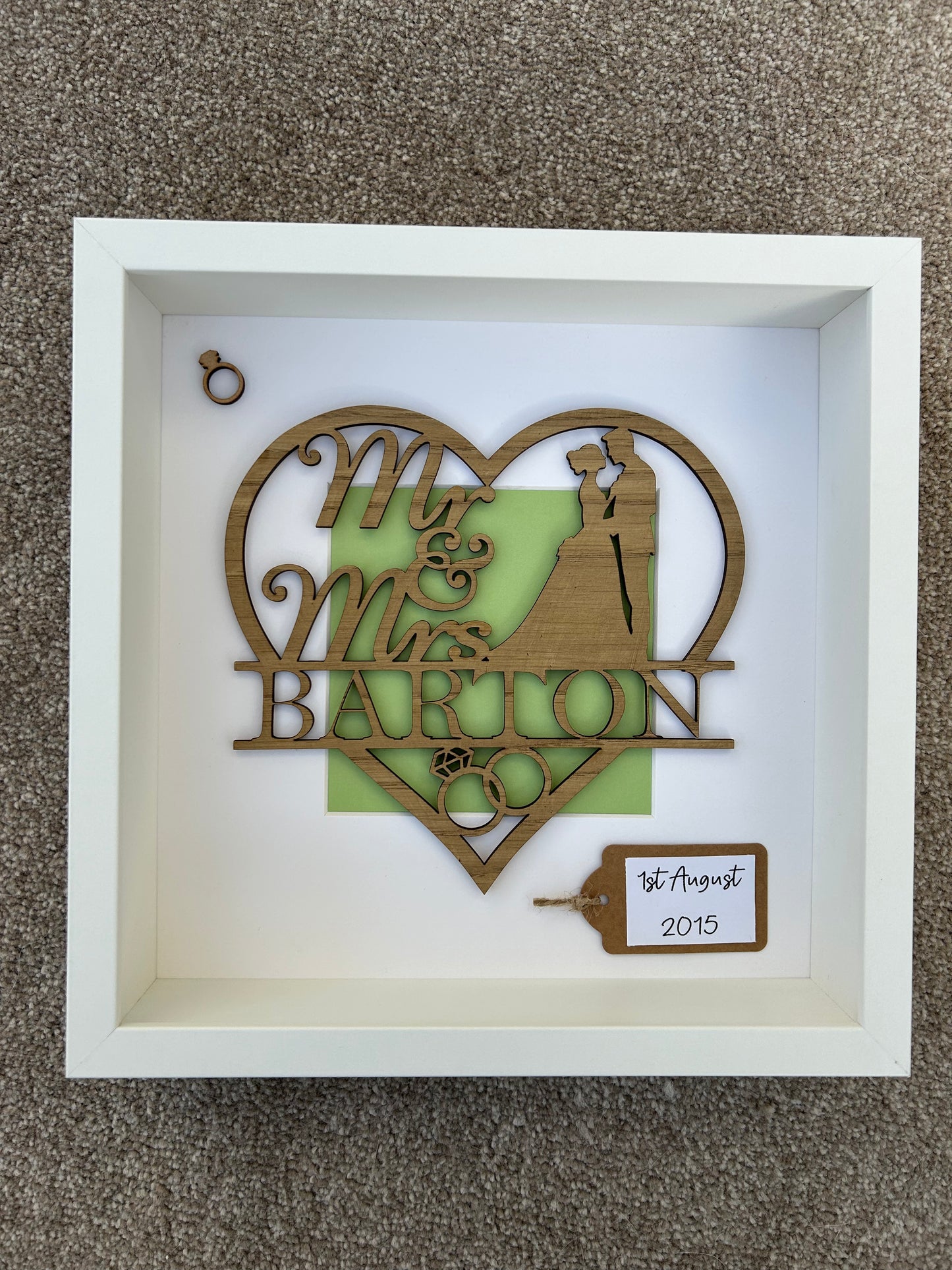 Wedding Day Frame, Wedding Day Gift, Mr and Mrs Gift, Wedding Day Present, Personalised Wedding Gift, Wood Wedding Gift, Gift For Wedding