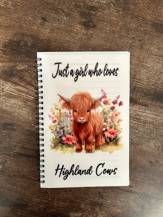 Highland Cow Notebook