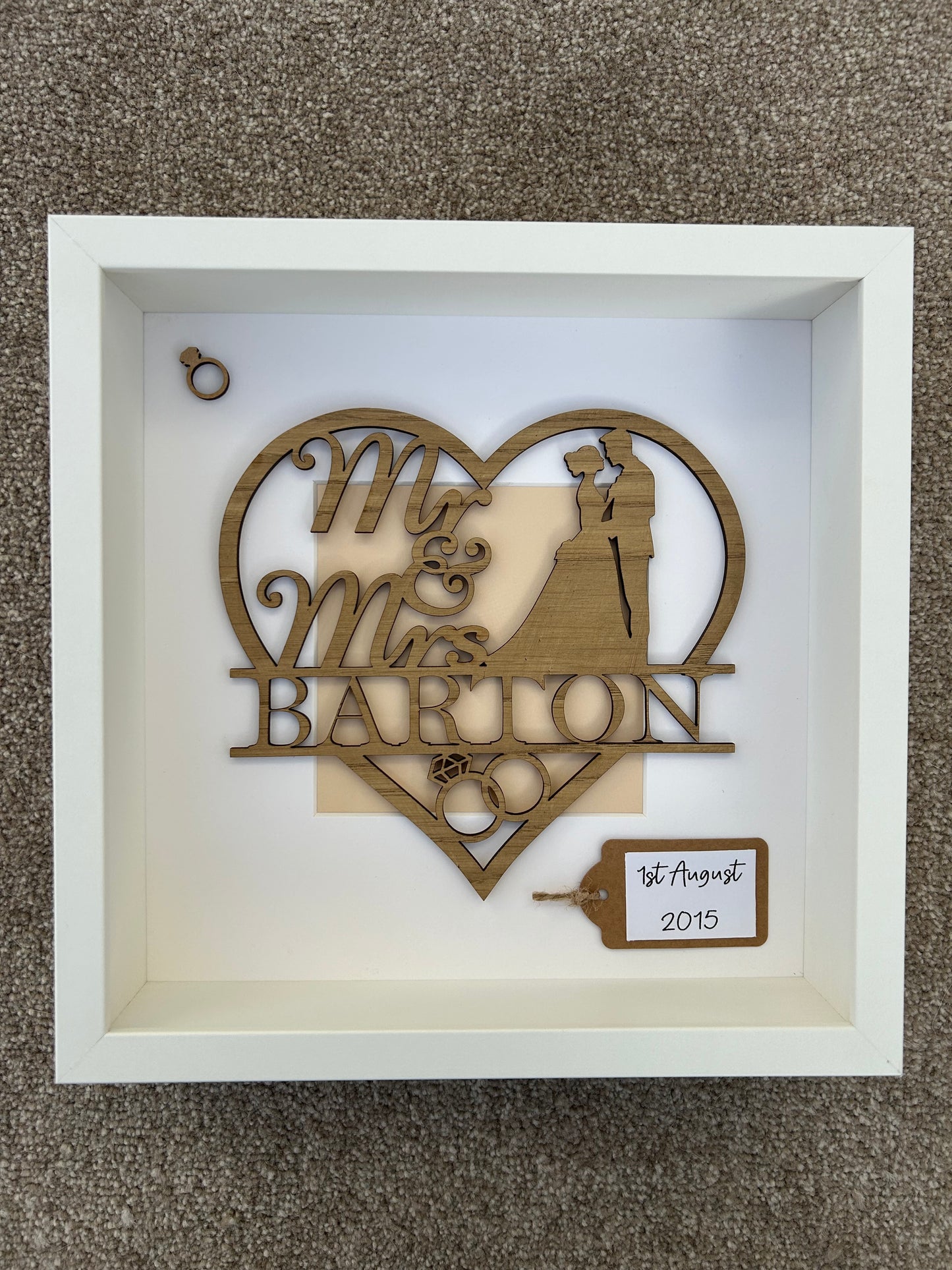Wedding Day Frame, Wedding Day Gift, Mr and Mrs Gift, Wedding Day Present, Personalised Wedding Gift, Wood Wedding Gift, Gift For Wedding