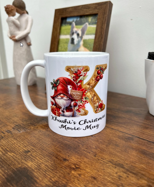 Personalised Christmas Movie Mug, Christmas Movie Mug, Christmas Mug, Personalised Christmas Mug, Christmas Eve Mug, Personalised Name Mug