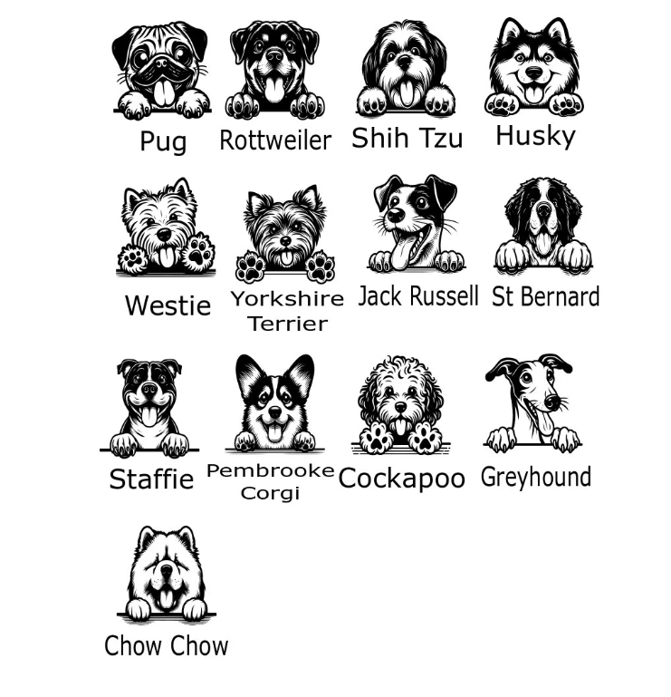 Personalised Pet Document Folder, A4 Document Folder, Dog Document Folder, Personalised  Dog Felt Folder, Vets Folder, A4 Vets Folder