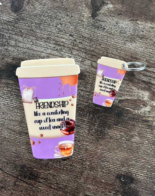 Best Friend Gift, Friend Gift, Birthday Gift For Friend, Friend Keyring, Friend Fridge Magnet, Gift For Friend, Best Friend Gift, Tea Gift