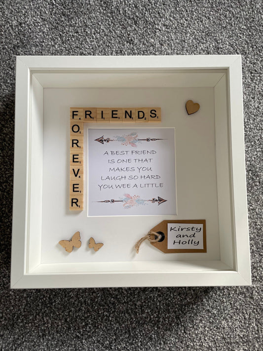 Friend Frame, Personalised Frame, Gift For A Friend, Friend Gift, Gift For Bestie, Gift, Best Friend Gift, Best Friend Frame, Birthday Gift