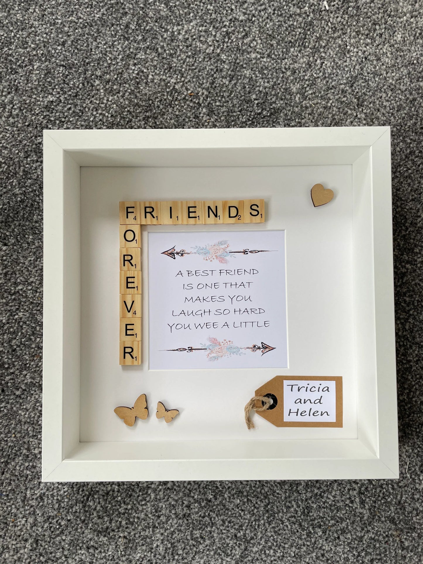 Friend Frame, Personalised Frame, Gift For A Friend, Friend Gift, Gift For Bestie, Gift, Best Friend Gift, Best Friend Frame, Birthday Gift