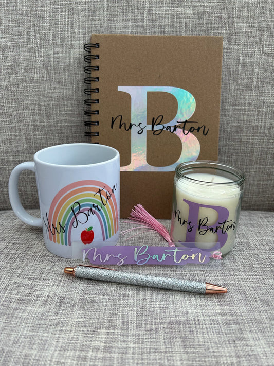 Teacher Gift, Personalised Teacher Gift Set