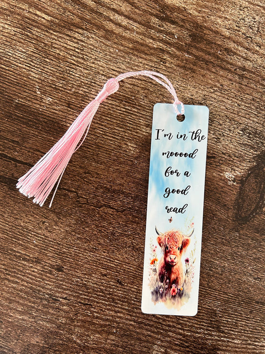 Bookmark, Highland Cow Bookmark
