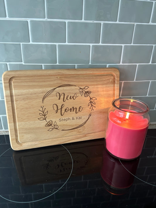 New Home Gift, Home Sweet Home Gift, Home Warming Gift, Personalised Chopping Board, New House Gift, House Warming Gift