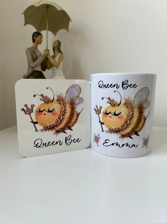 Queen Bee Mug Set, Queen Bee Mug, Queen Bee Gift