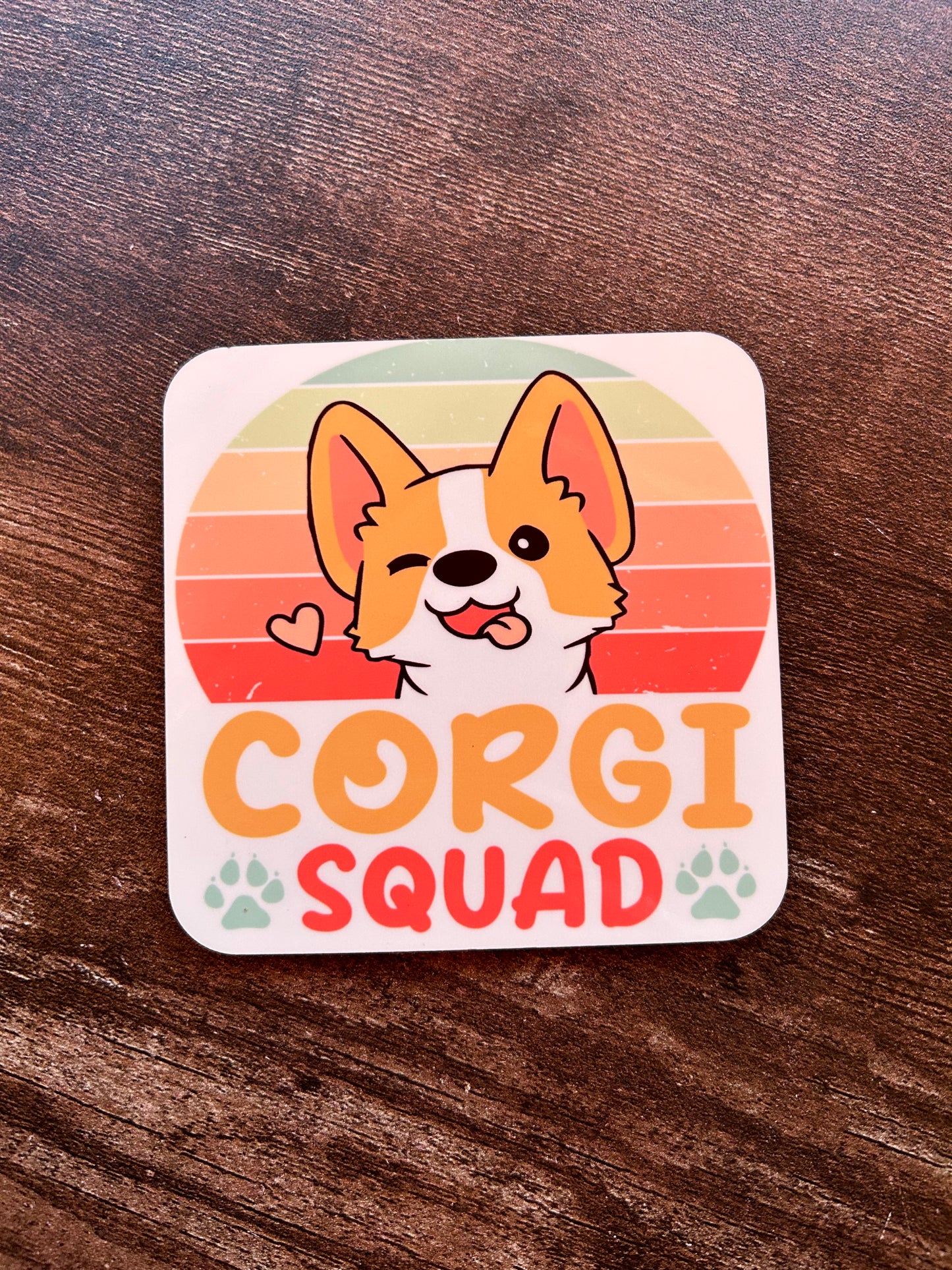 Benji The Corgi Dog Coasters, Corgi Coasters
