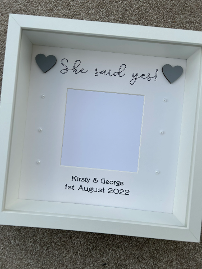 Engagement Frame, Engagement Gift, Gift For Engagement