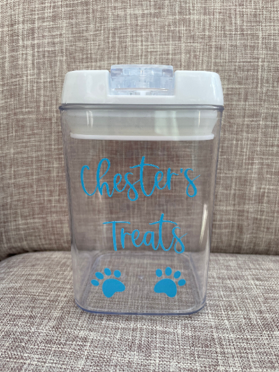 Personalised Dog Treat Jar, Dog Treat Storage, Cat Treat Jar, Cat Treat Storage, Storage For Dog Treats