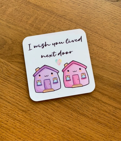 Friend Gift, Friend Coaster, Coaster, Best Friend Gift, Stocking Filler, Tea Coaster