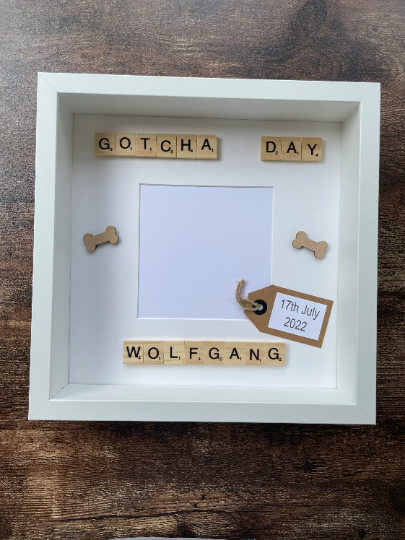 Personalised Dog Gotcha Day Frame