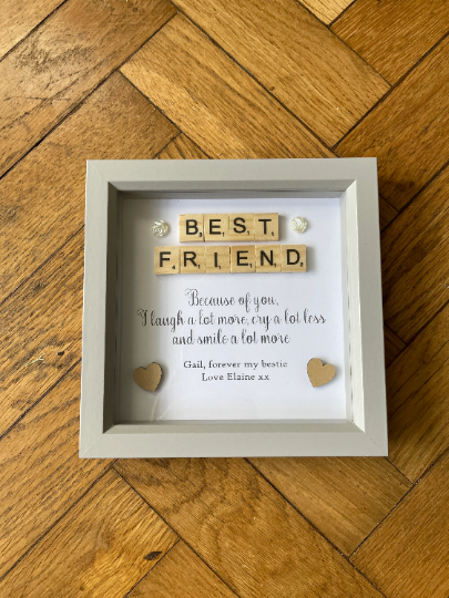 Personalised Best Friend Frame, Friend Frame, Best Friend Gift