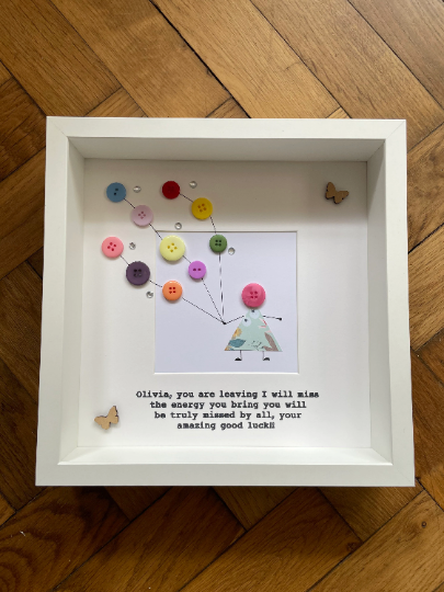 Personalised Leaving Gift, Leaving Gift For Women, Leaving Gift Frame, Leaving Present