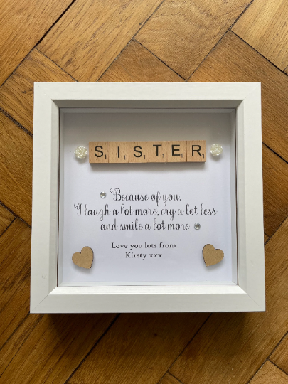 Sister Frame, Sister Gift, Gift For Sister, Birthday Gift, Birthday, Sister Birthday Gift