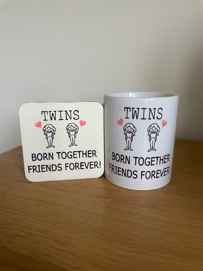 Twin Mug, Twin Mug, Mug For Twin, Twin Gift, Twin Present, Gift For Twin Sister, Gift For Twin