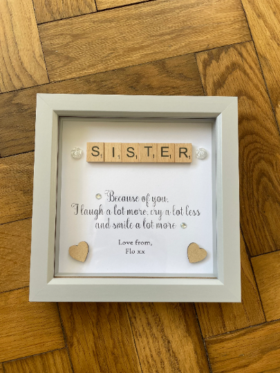 Sister Frame, Sister Gift, Gift For Sister, Birthday Gift, Birthday, Sister Birthday Gift