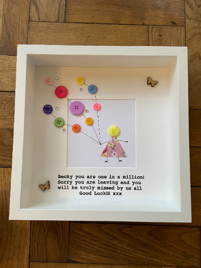 Personalised Leaving Gift, Leaving Gift For Women, Leaving Gift Frame, Leaving Present