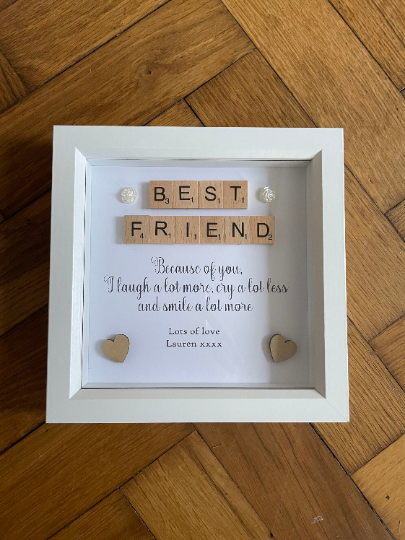 Personalised Best Friend Frame, Friend Frame, Best Friend Gift