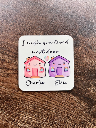 Friend Gift, Friend Coaster, Coaster, Best Friend Gift, Stocking Filler, Tea Coaster