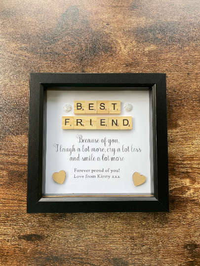 Personalised Best Friend Frame, Friend Frame, Best Friend Gift