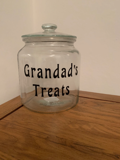 Treat Jar, Sweet Jar, Personalised Sweet Jar