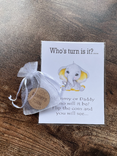 Parent Coin, Parent Decision Coin, New Parent Gift, Baby Shower Gift