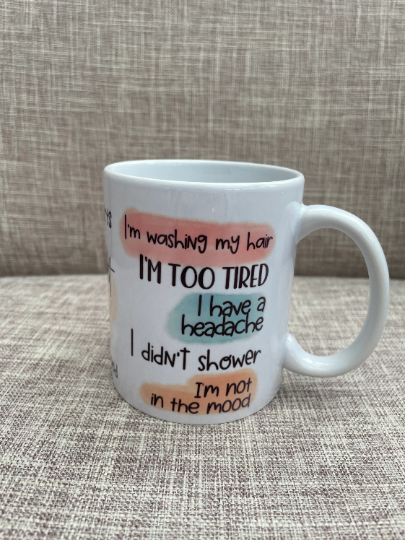 Funny Adult Humour Mug, Gift For Wife, Adult Humour Gift