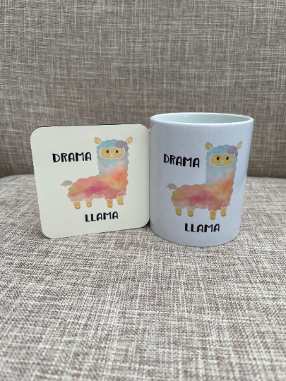 Drama Llama Mug, Llama Mug, Birthday Gift For Friend, Llama Gift