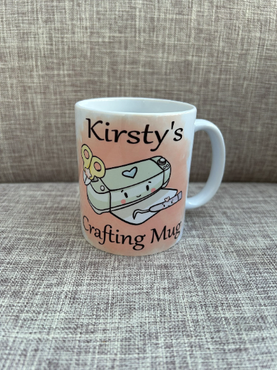Crafting Mug, Personalised Crafting Mug, Crafting Gift, Crafting Gifts For Women