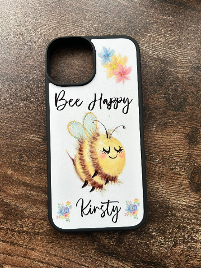 iPhone Case, Personalised Phone Case, Bee Phone Case, Bumblebee Case, iPhone 14, iPhone 13, iPhone Bee Case, Bee Gift, Fits iPhone, Bee