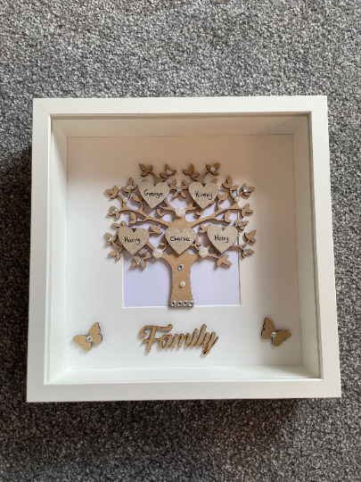 Family Tree Frame, Family Frame, Tree Frame, Gift For Mum, Family Gift, Family Frame